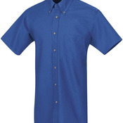 Men's Poplin Short Sleeve Dress Shirt
